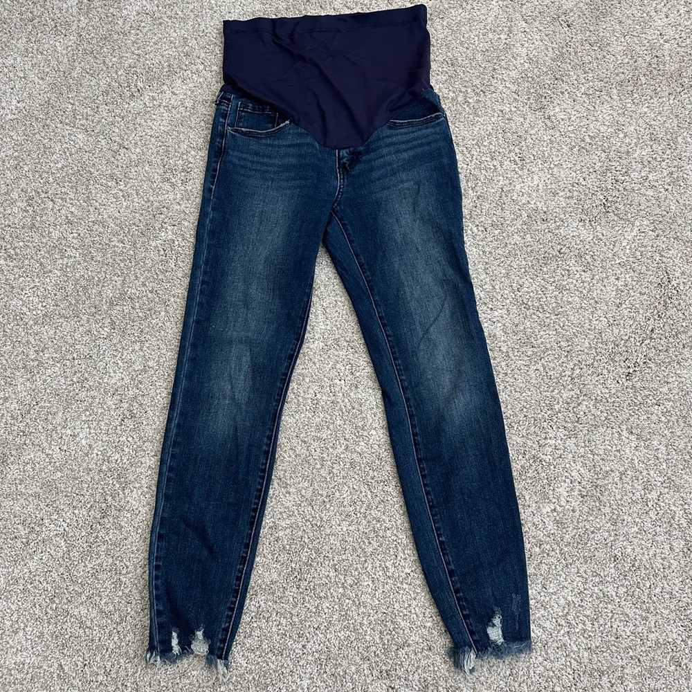 Pink blush maternity A2 denim -27